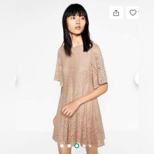 Dusty pink Zara dress